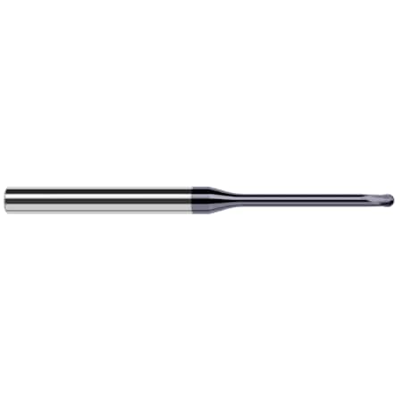 Harvey Tool End Mill for Hardened Steels - Finishers - Ball, 0.0150" (1/64) 33815-C6